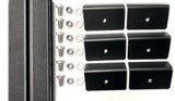3x 25x80 Load Bar Kit (Powder Coated Black)