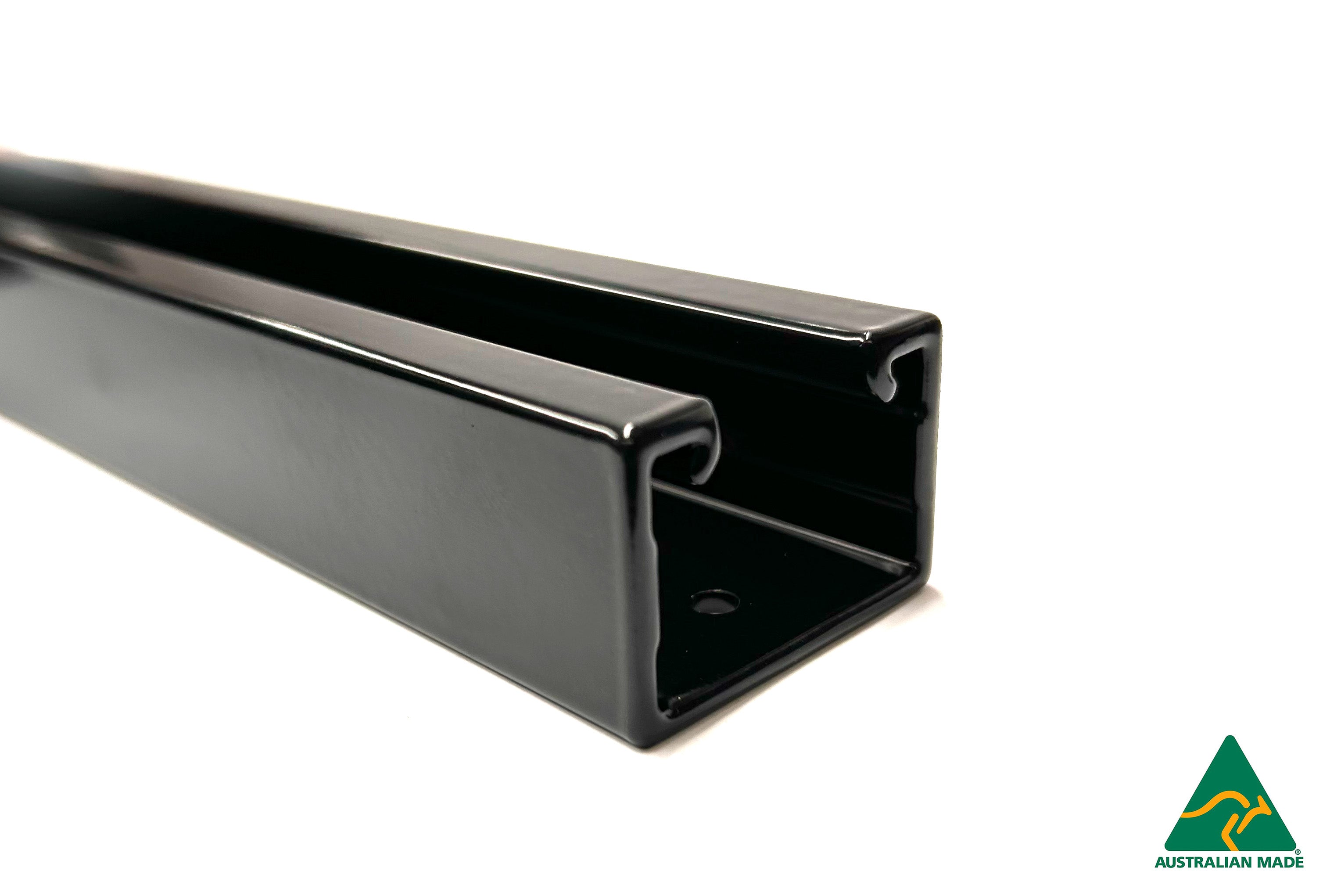 U Channel Powder Coated Black Aluminium Aluminium Profile U