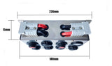 Portable Power Supply Box 12V/12V Stainless Steel