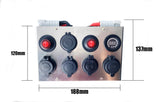 Portable Power Supply Box 12V/12V Stainless Steel